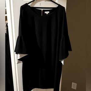 Calvin Klein cocktail dress with bell sleeves, plus size 20